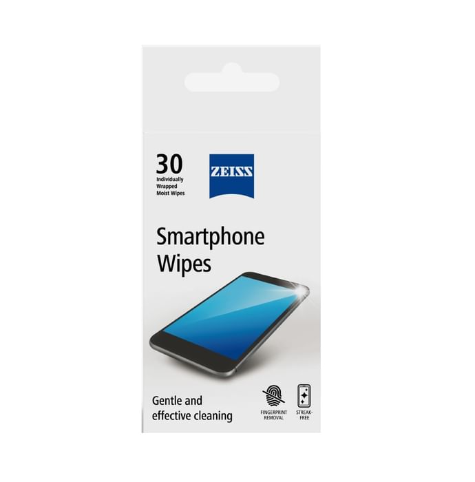 Zeiss Smartphone Wipes (30 Each) - Classic Derma
