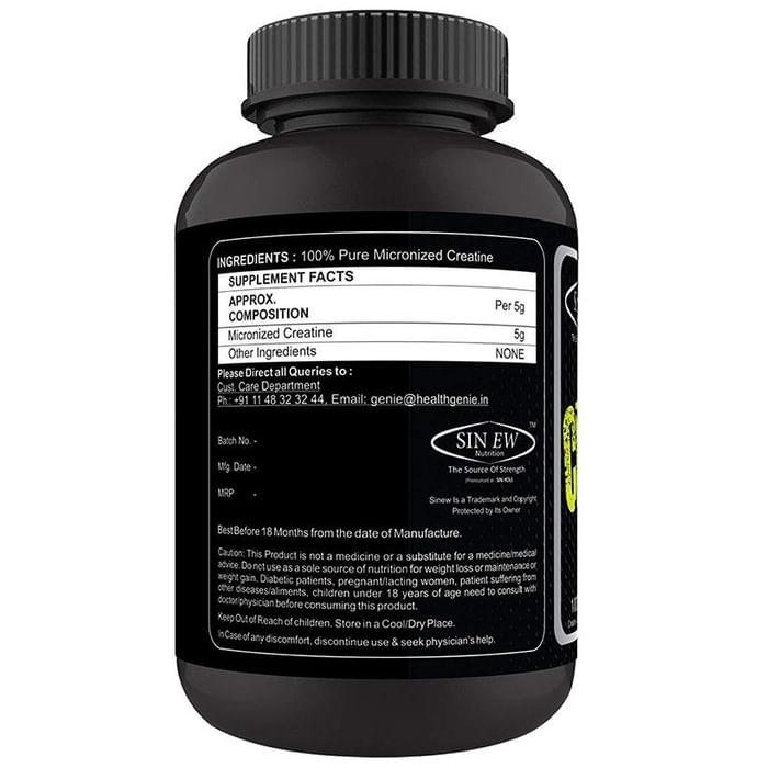 Sinew Nutrition Micronised Creatine Powder Unflavoured