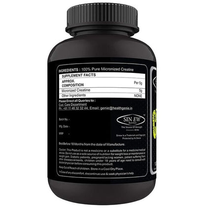Sinew Nutrition Micronised Creatine Powder Unflavoured