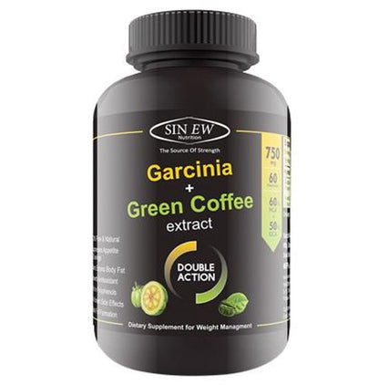 Sinew Nutrition Weight Management Combo 750mg (Garcinia Cambogia and Green Coffee Bean Extract) - Classic Derma