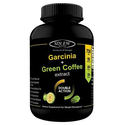 Sinew Nutrition Weight Management Combo 750mg (Garcinia Cambogia and Green Coffee Bean Extract) - Classic Derma
