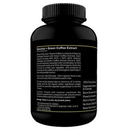 Sinew Nutrition Weight Management Combo 750mg (Garcinia Cambogia and Green Coffee Bean Extract)