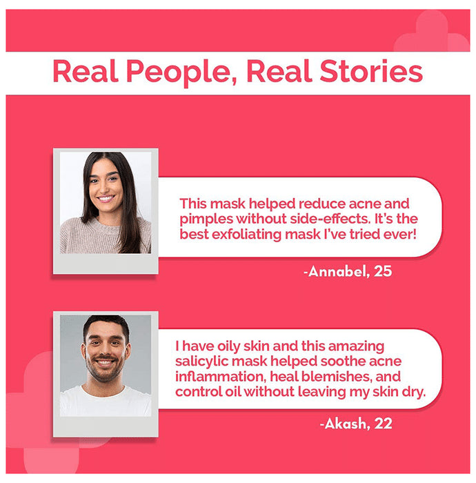 The Derma Co 2% Salicylic Acid Clay Face Mask | For Acne & Blemish Prone Skin