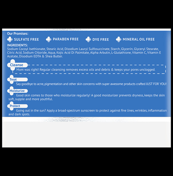 The Derma Co Kojic Acid + Glutathione Daily Syndet Soap (75gm Each)