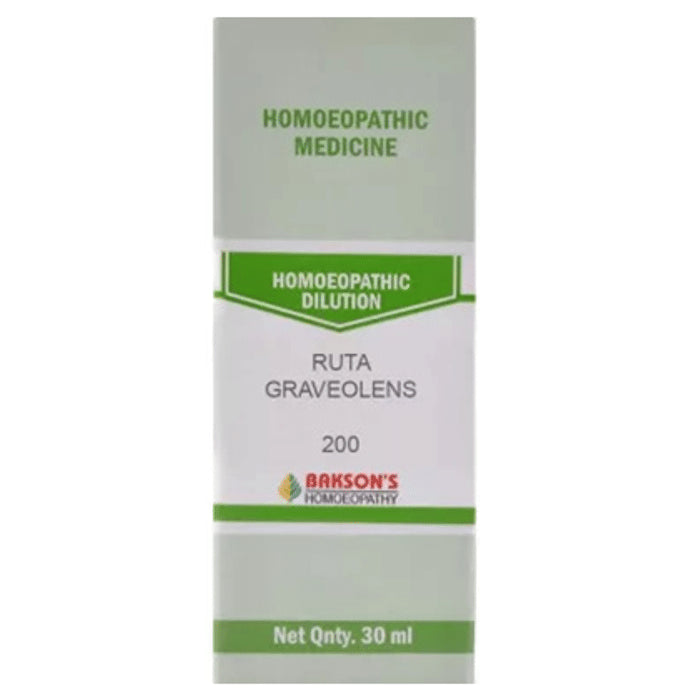 Bakson's Homeopathy Ruta Graveolens Dilution 200 - Classic Derma