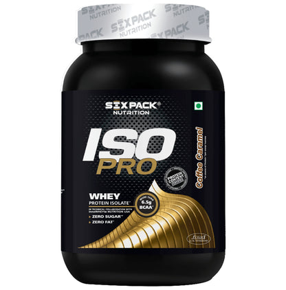 Sixpack Nutrition Iso Pro 100% Whey Protein Isolate Powder Coffee Caramel - Classic Derma