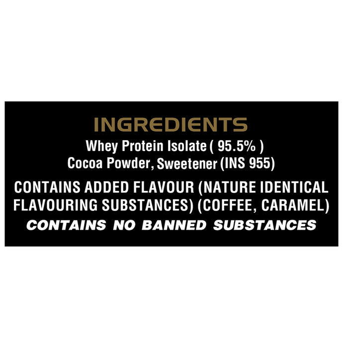 Sixpack Nutrition Iso Pro 100% Whey Protein Isolate Powder Coffee Caramel