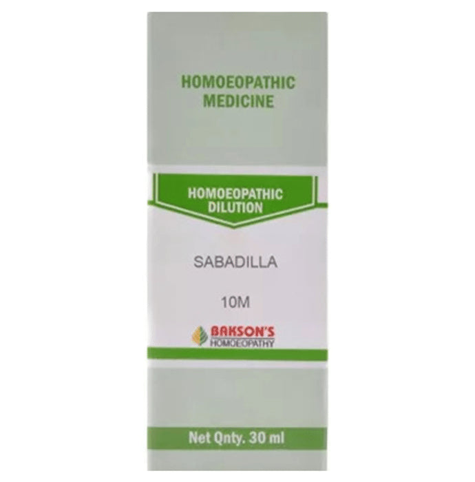 Bakson's Homeopathy Sabadilla Dilution 10M - Classic Derma