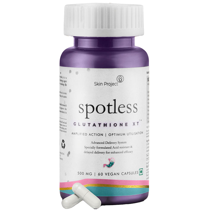 Skin Project Spotless Glutathione XT 500mg Vegan Capsule - Classic Derma