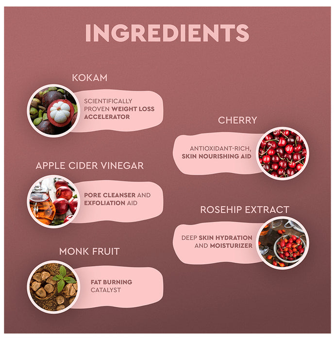 Skin Project Thermogenic Collagen Powder Sachet Kokam Cherry