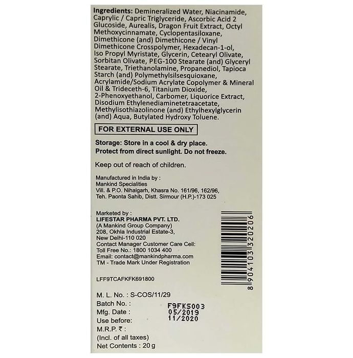 Skinbless Cream | Enriched with AA2G (Vitamin C)