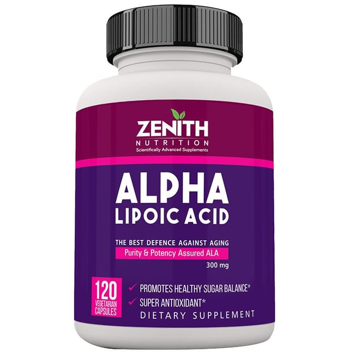 Zenith Nutrition Alpha Lipoic Acid 300mg Capsule - Classic Derma