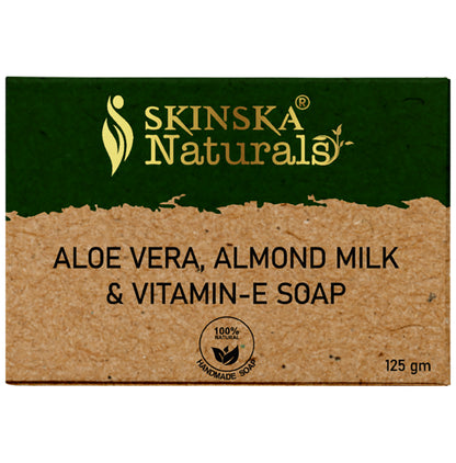 Skinska Naturals Soap Aloe Vera, Almond Milk & Vitamin-E - Classic Derma