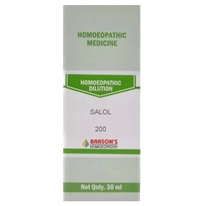 Bakson's Homeopathy Salol Dilution 200 - Classic Derma