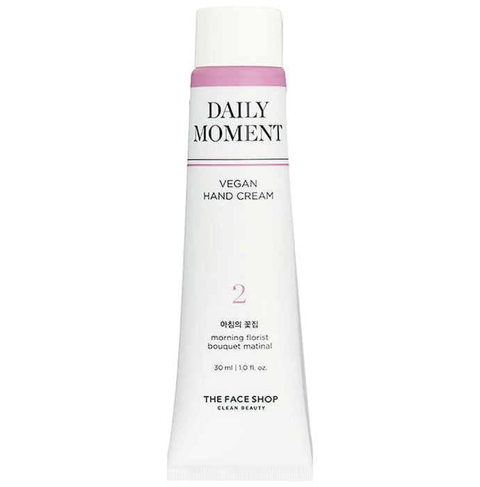 The Face Shop Daily Moment Vegan Hand Cream With Hyaluronic Acid & Shea Butter, Morning Florist - Classic Derma