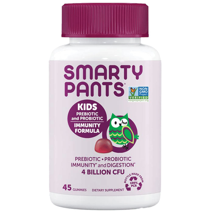 Smarty Pants kids Prebiotic and Probiotic Immunity Formula Gummies - Classic Derma