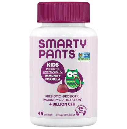 Smarty Pants kids Prebiotic and Probiotic Immunity Formula Gummies - Classic Derma