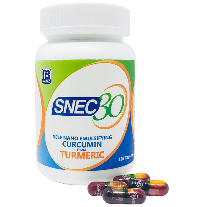 Snec 30 Liquid Turmeric Curcumin Capsule US Patent | Supports Joint, Heart & Brain Health - Classic Derma
