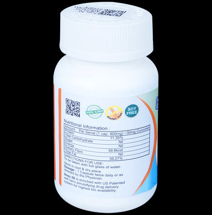 Snec 30 Liquid Turmeric Curcumin Capsule US Patent | Supports Joint, Heart & Brain Health