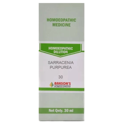 Bakson's Homeopathy Sarracenia Purpurea Dilution 30 - Classic Derma