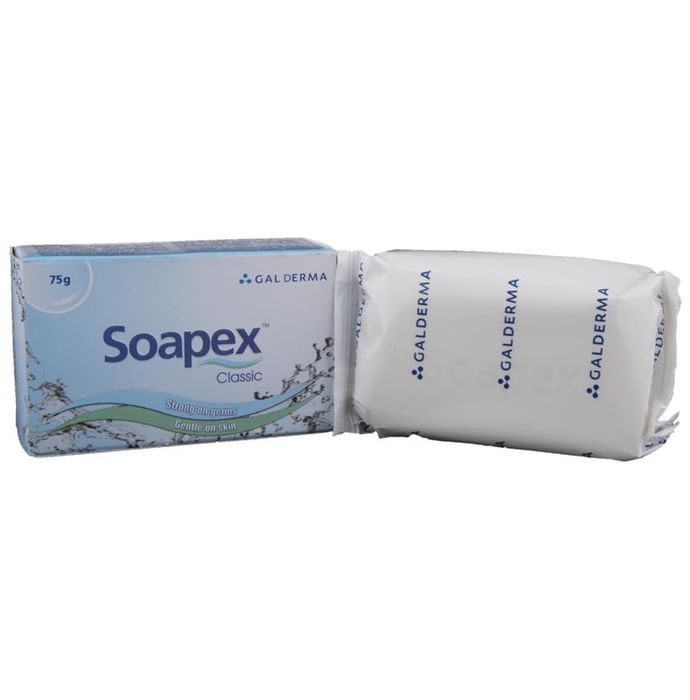 Soapex Classic Soap | Strong on Germs & Gentle on Skin - Classic Derma