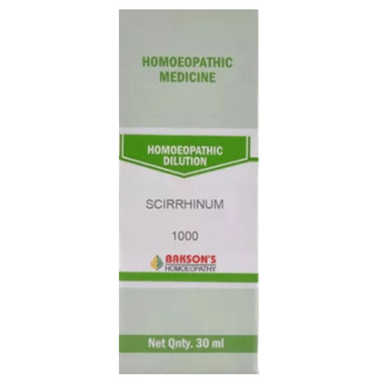 Bakson's Homeopathy Scirrhinum Dilution 1000 CH - Classic Derma