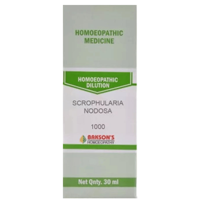 Bakson's Homeopathy Scrophularia Nodosa Dilution 1000 CH - Classic Derma