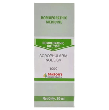 Bakson's Homeopathy Scrophularia Nodosa Dilution 1000 CH - Classic Derma