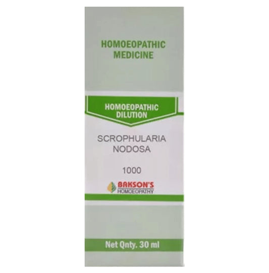 Bakson's Homeopathy Scrophularia Nodosa Dilution 1000 CH - Classic Derma