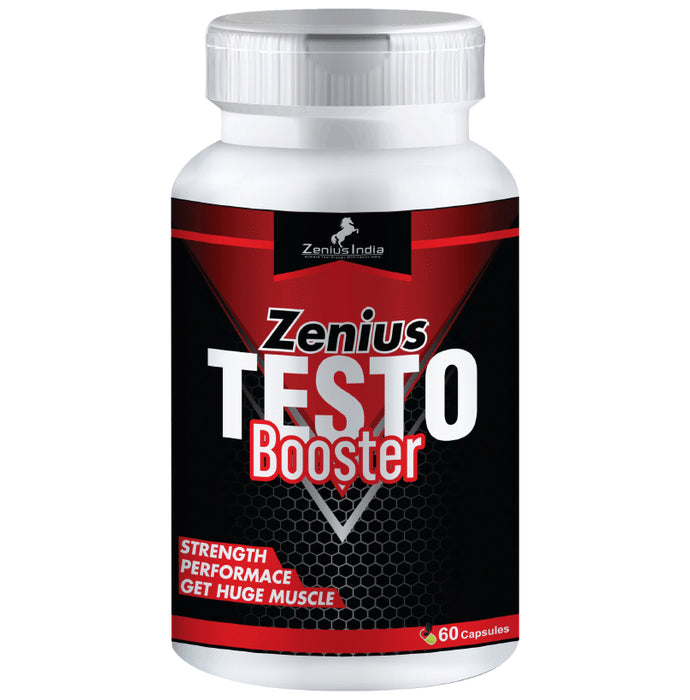Zenius Testo Booster Strength Performance Get Huge Muscle Capsule - Classic Derma