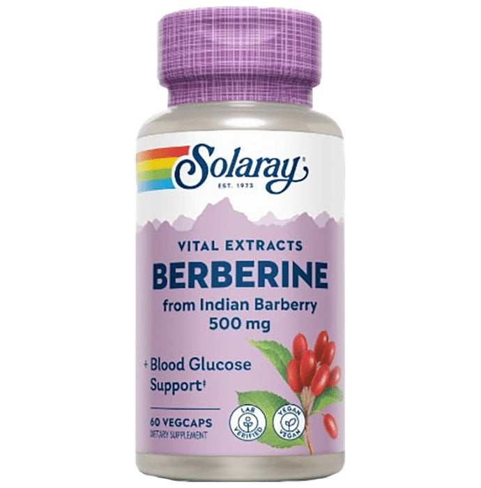 Solaray Berberine 500mg Vegcaps | For Blood Glucose Support - Classic Derma
