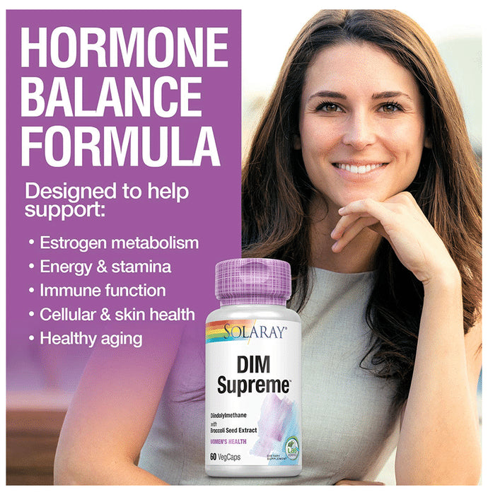 Solaray Dim Supreme Vegcap | For Women's Health