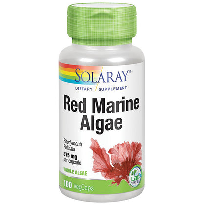 Solaray Red Marine Algae 375mg Vegcap - Classic Derma