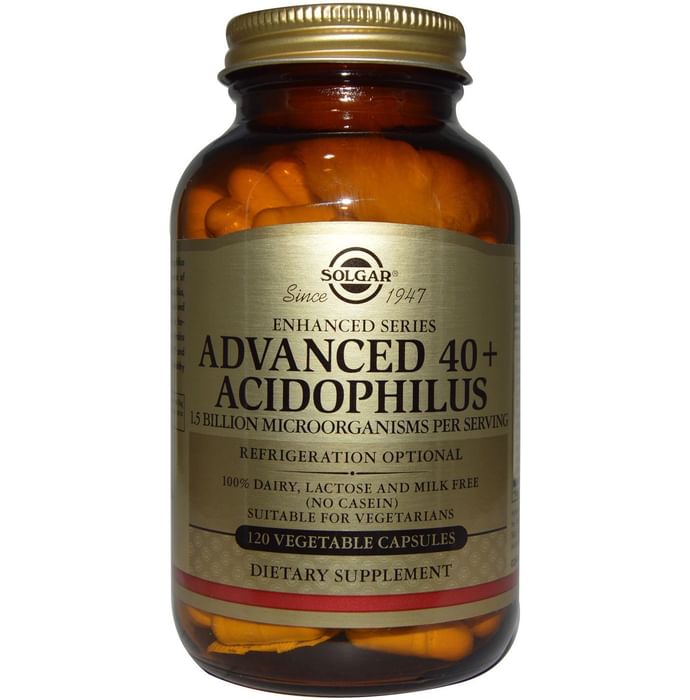 Solgar Advanced 40+ Acidophilus Vegetable Capsule - Classic Derma
