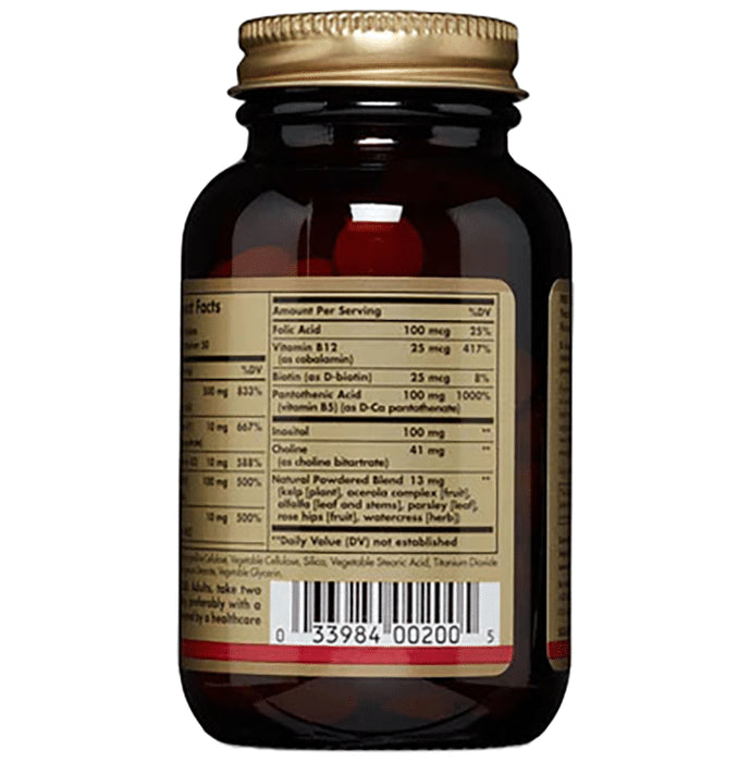 Solgar B-Complex with Vitamin C Stress Formula Tablet