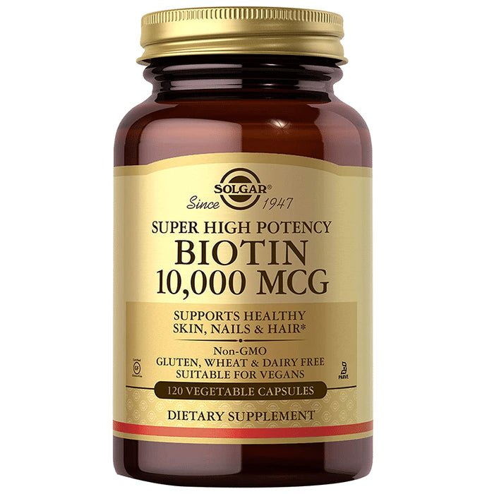 Solgar Biotin 10000mcg Vegetable Capsules - Classic Derma