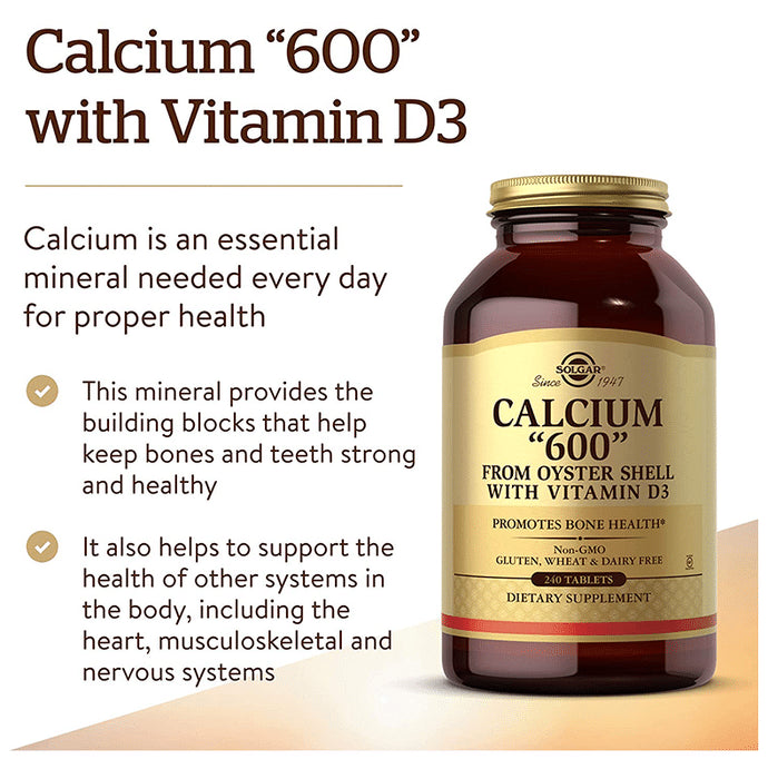 Solgar Calcium 600 Tablet