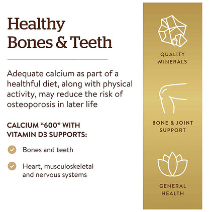 Solgar Calcium 600 Tablet