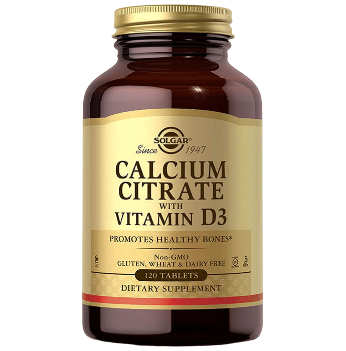 Solgar Calcium Citrate with Vitamin D3 Tablet - Classic Derma