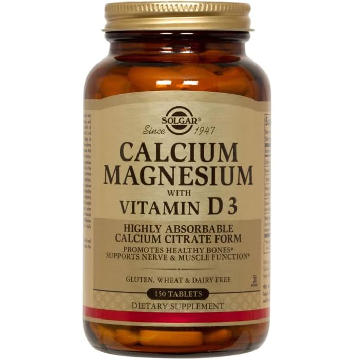 Solgar Calcium Magnesium with Vitamin D3 Tablet - Classic Derma