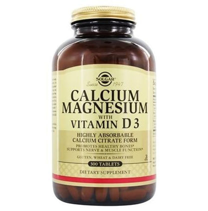 Solgar Calcium Magnesium with Vitamin D3 Tablet - Classic Derma
