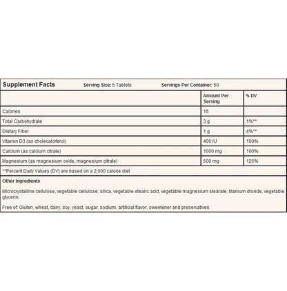 Solgar Calcium Magnesium with Vitamin D3 Tablet