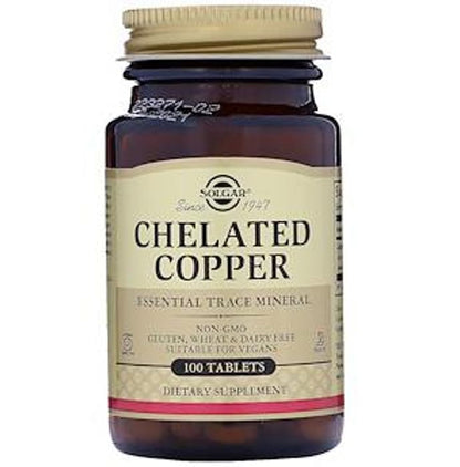 Solgar Chelated Copper Tablet - Classic Derma