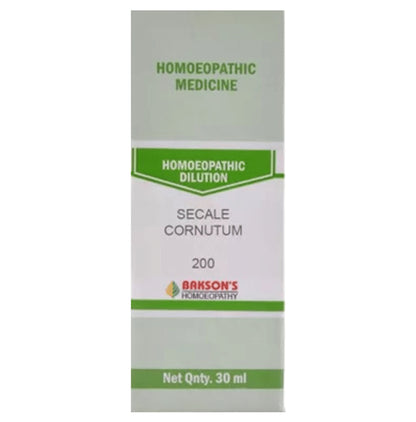 Bakson's Homeopathy Secale Cornutum Dilution 200 - Classic Derma