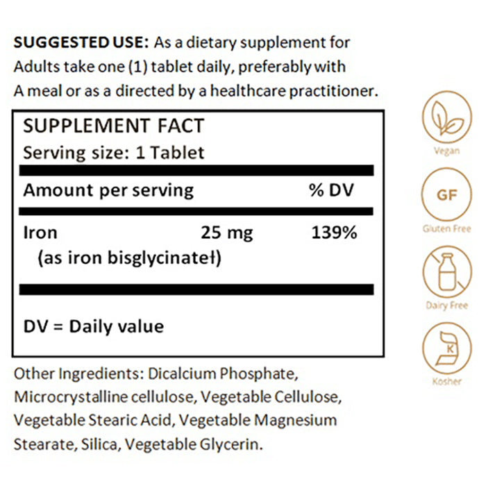 Solgar Chelated Iron Tablet