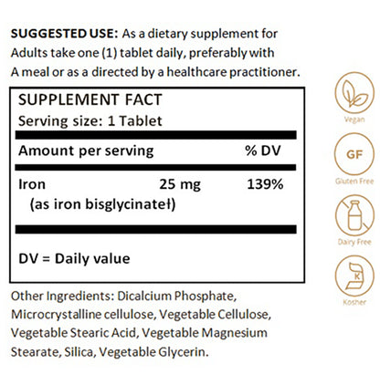 Solgar Chelated Iron Tablet