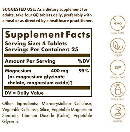 Solgar Chelated Magnesium Tablet