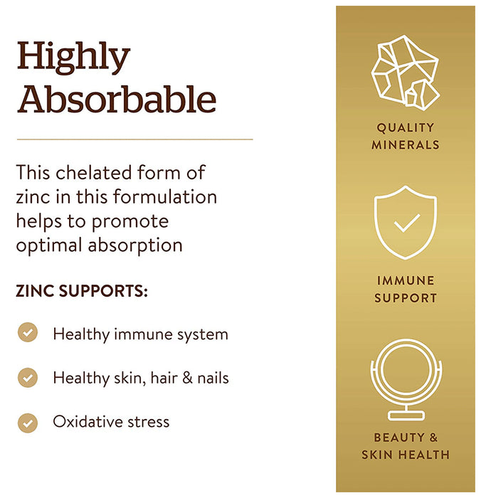 Solgar Chelated Zinc Tablet