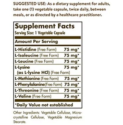 Solgar Essential Amino Complex Vegetable Capsule
