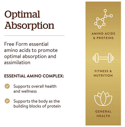 Solgar Essential Amino Complex Vegetable Capsule